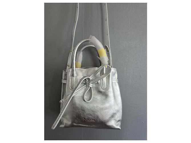 Repetto Borsa Arabesque GM Pelle Argentata Argento - vista 4