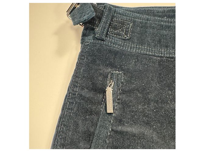 Marella Sport Samt-Cropped-Hose Schwarz - Ansicht 4