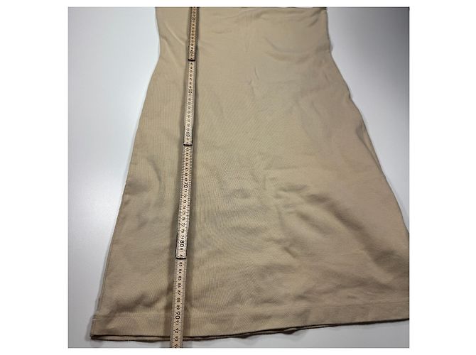 Vestido sin mangas de algodón Burberry - Beige Castaño - vista 7