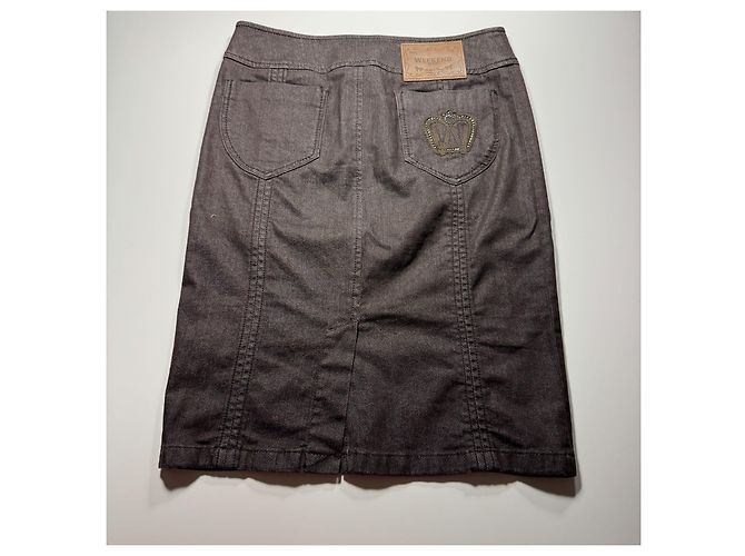 Weekend Max Mara Denimrock Braun - Ansicht 2