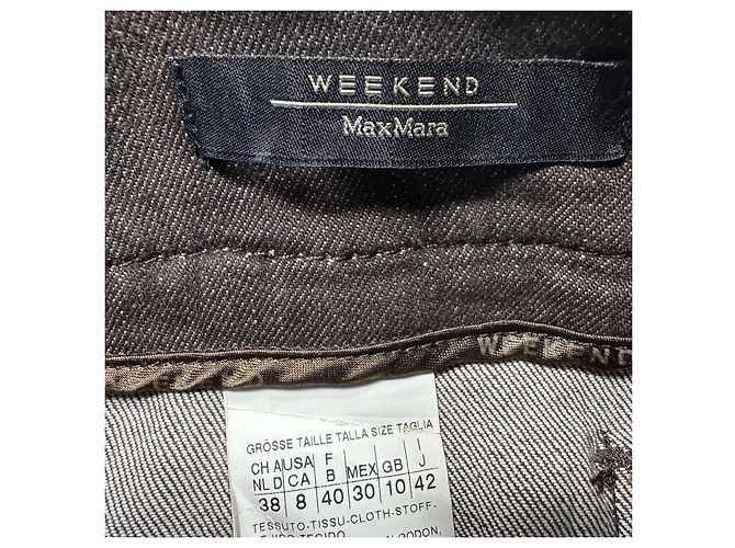 Weekend Max Mara Denimrock Braun - Ansicht 6