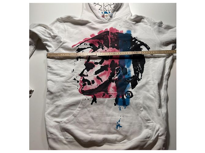 Diesel Sweat à Capuche Graphique Blanc Multicolore - vue 4
