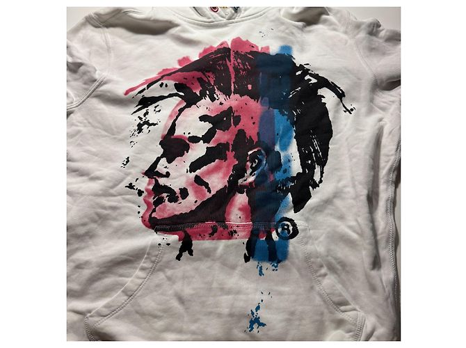 Diesel Sweat à Capuche Graphique Blanc Multicolore - vue 5