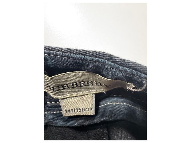 Burberry Pantalon enfant coton noir - vue 10