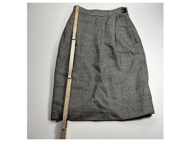 Emanuel Ungaro Falda de lana Ungaro Solo Donna Paris Negro Blanco - vista 2