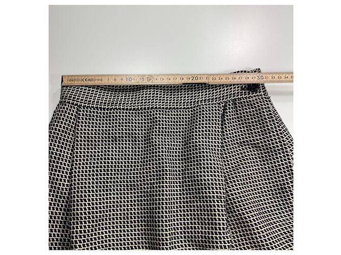 Emanuel Ungaro Falda de lana Ungaro Solo Donna Paris Negro Blanco - vista 3