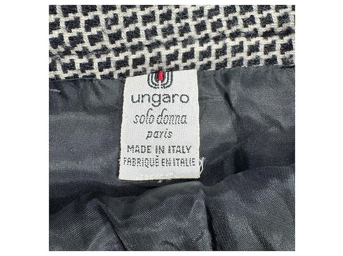 Emanuel Ungaro Falda de lana Ungaro Solo Donna Paris Negro Blanco - vista 4