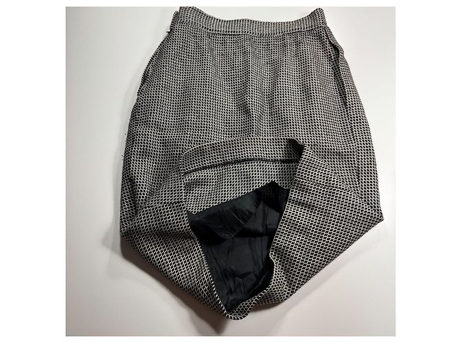 Emanuel Ungaro Falda de lana Ungaro Solo Donna Paris Negro Blanco - vista 5