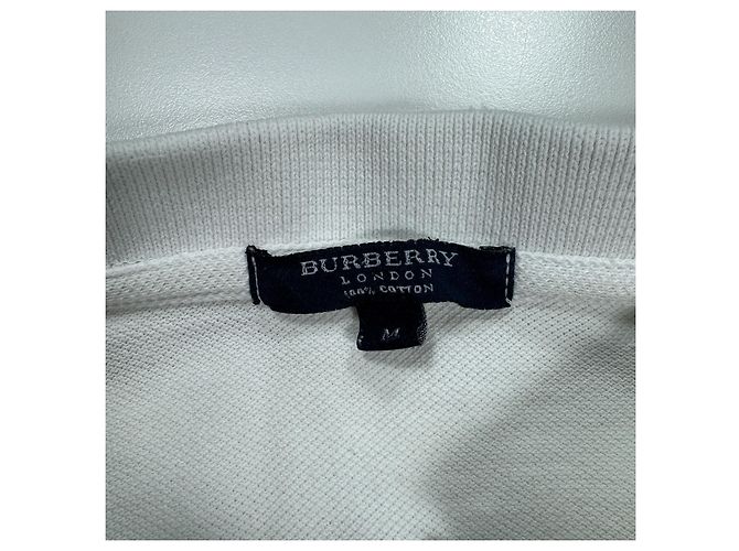 Burberry Polo de algodón blanco - vista 4