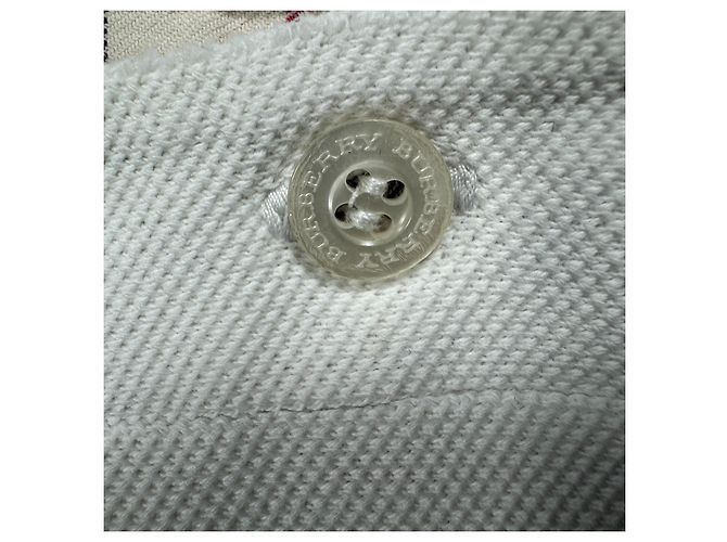 Burberry Polo de algodón blanco - vista 6