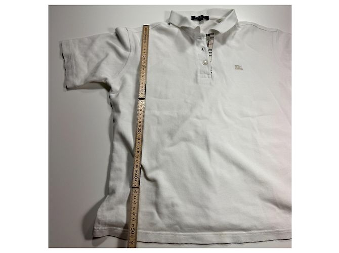 Burberry Polo de algodón blanco - vista 7