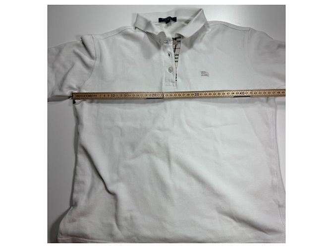 Burberry Polo de algodón blanco - vista 8