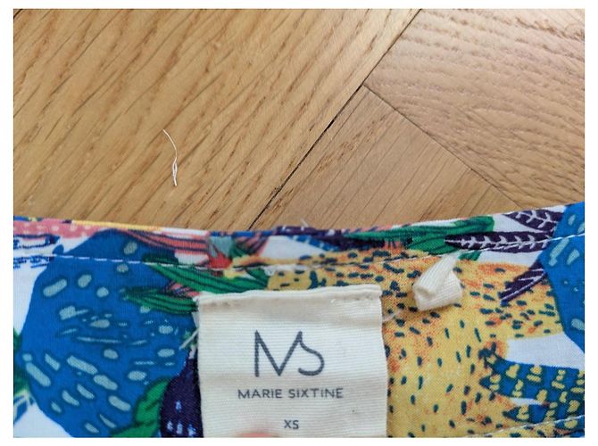Autre Marque Marie Sixtine Midirock mit buntem Lama-Print Braun Pink Weiß Blau Mehrfarben Grün Lila Gelb - Ansicht 2