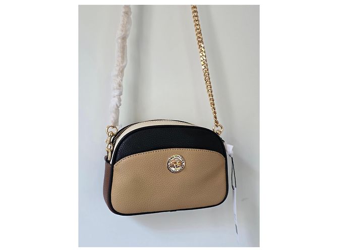 Marc Jacobs Signet Turnlock Multi-Color Leather Camera Bag Brown Black Beige Light brown Gold hardware - view 10