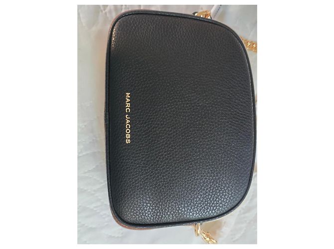 Marc Jacobs Signet Turnlock Multi-Color Leather Camera Bag Brown Black Beige Light brown Gold hardware - view 14
