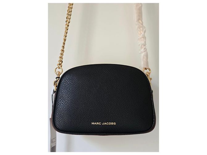 Marc Jacobs Signet Turnlock Multi-Color Leather Camera Bag Brown Black Beige Light brown Gold hardware - view 7