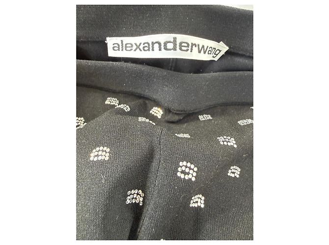 Alexander Wang Leggings con Cristales - Negro - vista 3