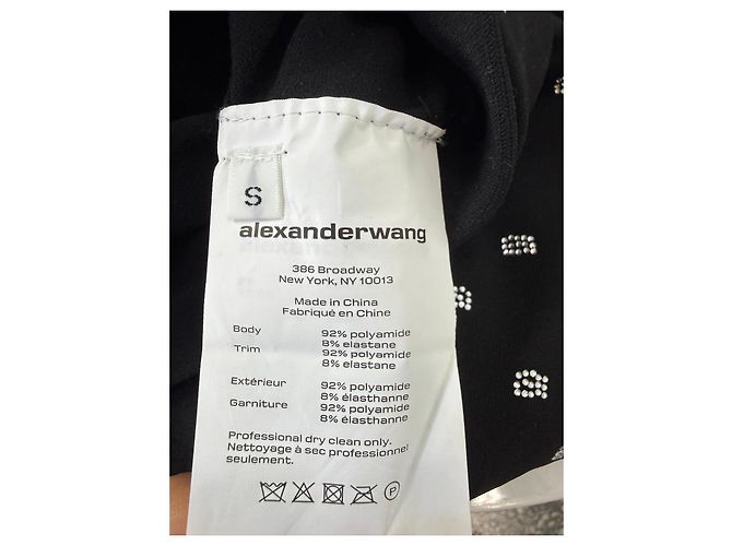 Alexander Wang Leggings con Cristales - Negro - vista 4