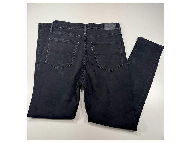Levi's 721 Vaqueros Skinny de Tiro Alto Negro - vista 11