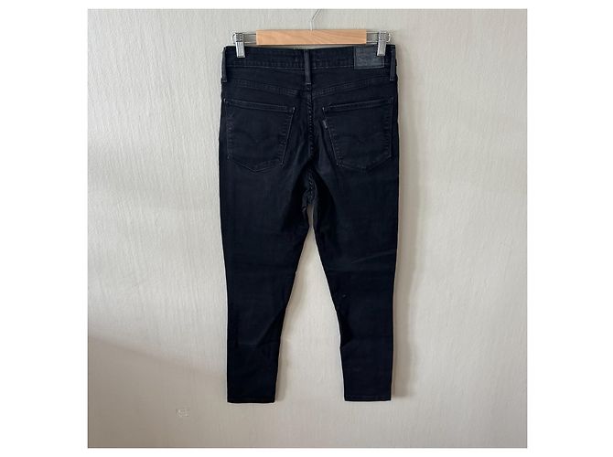Levi's 721 Vaqueros Skinny de Tiro Alto Negro - vista 2