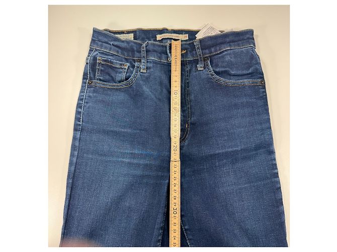 Levi's Mile High Super Skinny Jeans Blu - vista 5