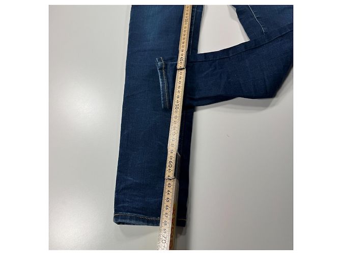Levi's Mile High Super Skinny Jeans Blu - vista 7