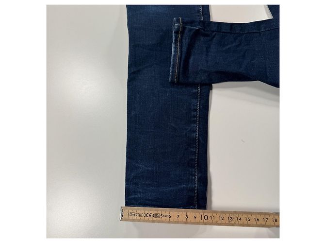 Levi's Mile High Super Skinny Jeans Blu - vista 8