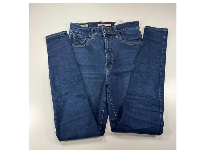 Levi's Mile High Super Skinny Jeans Blu - vista 9