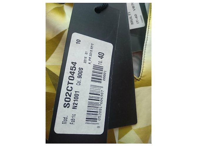 Vestido Just Cavalli estampado de mariposas y estrellas Negro Multicolor Dorado - vista 5