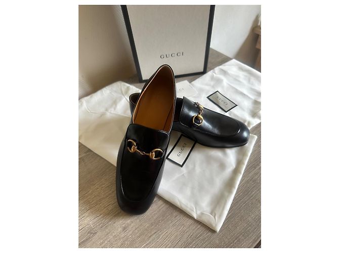 Gucci Horsebit Mocassini in pelle nera Nero - vista 10