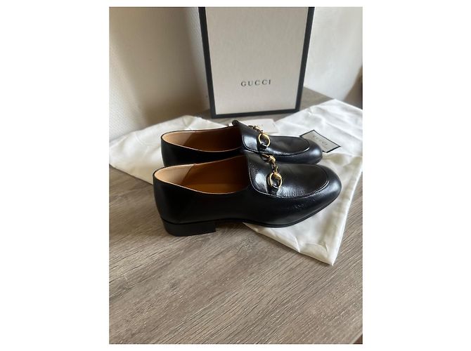Gucci Horsebit Mocassini in pelle nera Nero - vista 2