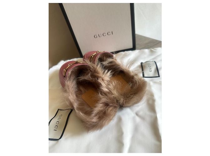 Mocassini Gucci Princetown in pelle Rose - 36 Rosa - vista 7