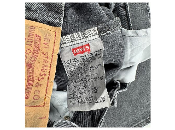 Levi's 501 Original Fit Jeans - Grigio - vista 12