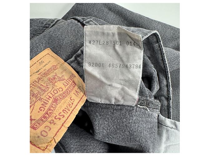 Levi's 501 Original Fit Jeans - Grigio - vista 13