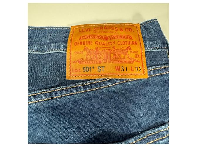 Levi's Premium 501 ST Slim Taper Jeans Blau - Ansicht 14
