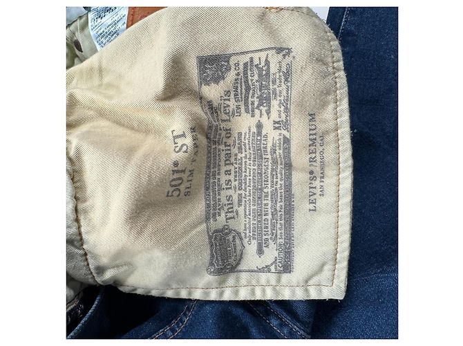 Levi's Premium 501 ST Slim Taper Jeans Blau - Ansicht 17