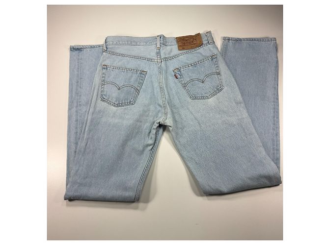 Levi's 501 Jeans in Denim Light Wash Blu - vista 11