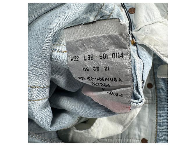 Levi's 501 Jeans in Denim Light Wash Blu - vista 14