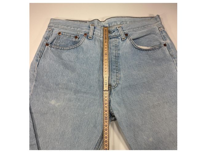 Levi's 501 Jeans in Denim Light Wash Blu - vista 6