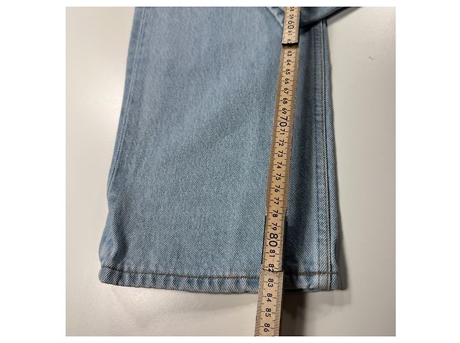 Levi's 501 Jeans in Denim Light Wash Blu - vista 8