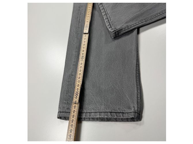 Levi's 501 Jeans Denim Grigio - vista 6