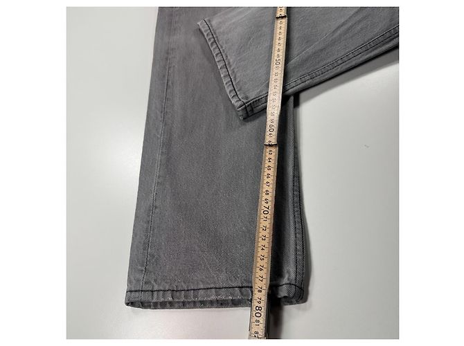 Levi's 501 Jeans Denim Grigio - vista 7