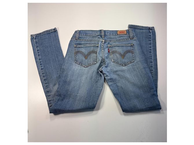 Levi's 524 Too Super Low Jeans Bootcut Blu - vista 13