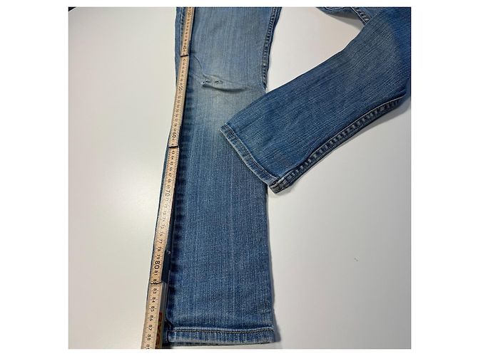 Levi's 524 Too Super Low Jeans Bootcut Blu - vista 6