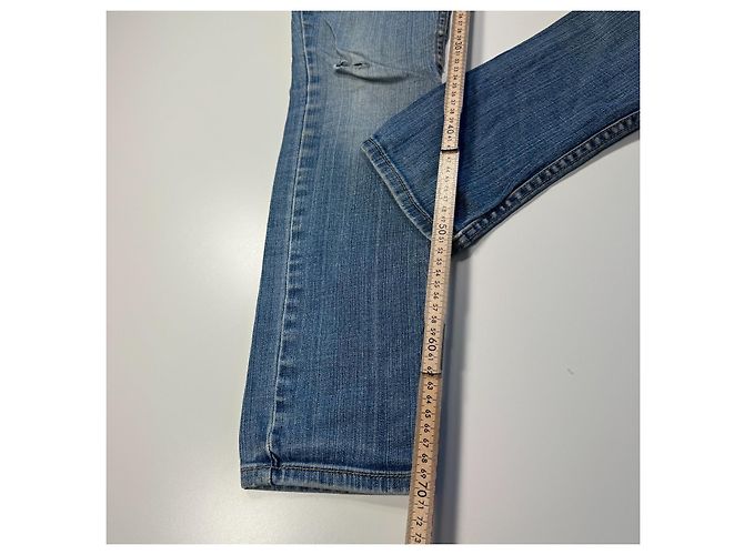 Levi's 524 Too Super Low Jeans Bootcut Blu - vista 8