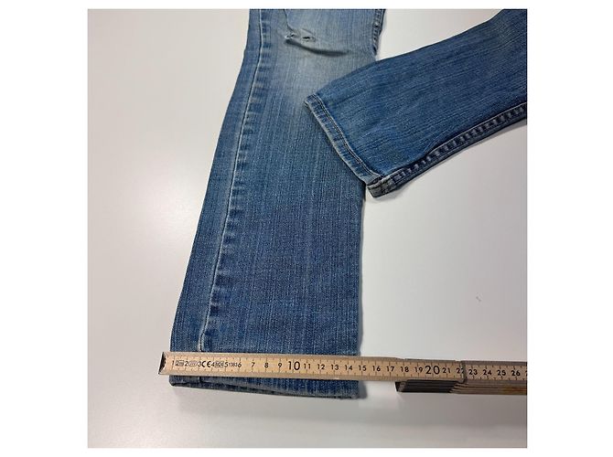 Levi's 524 Too Super Low Jeans Bootcut Blu - vista 9