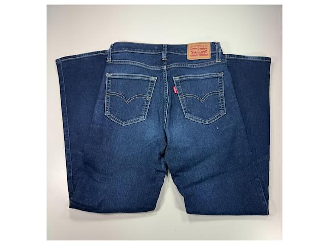 Levi's 724 High Rise Straight Jeans Azul - vista 11