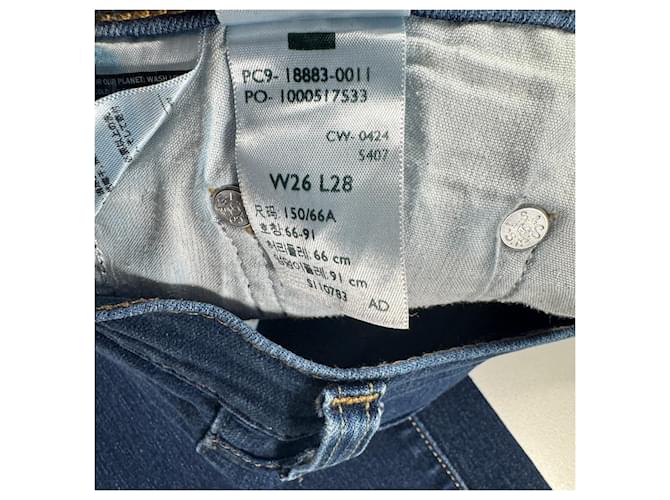 Levi's 724 High Rise Straight Jeans Azul - vista 14