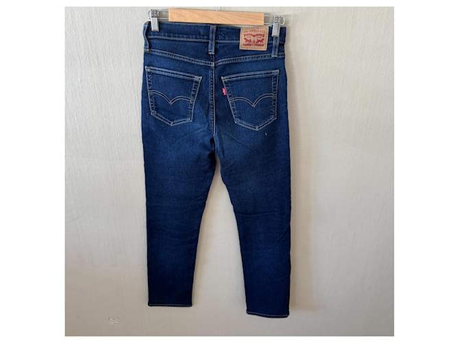 Levi's 724 High Rise Straight Jeans Azul - vista 2