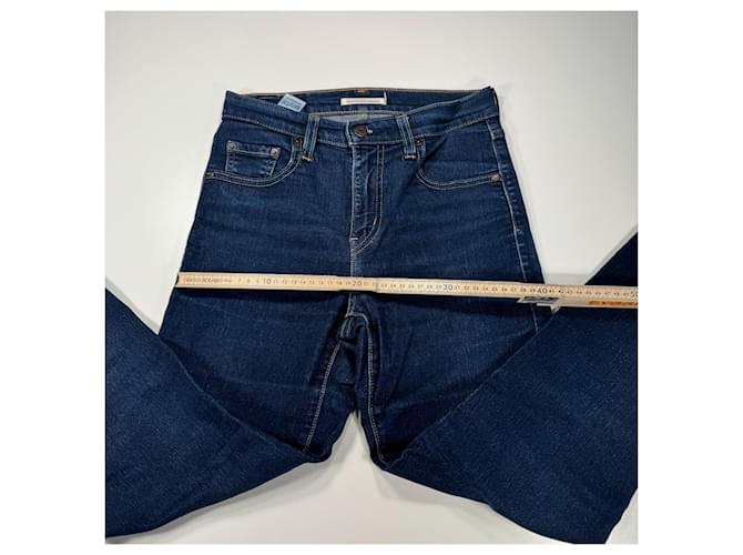 Levi's 724 High Rise Straight Jeans Azul - vista 4